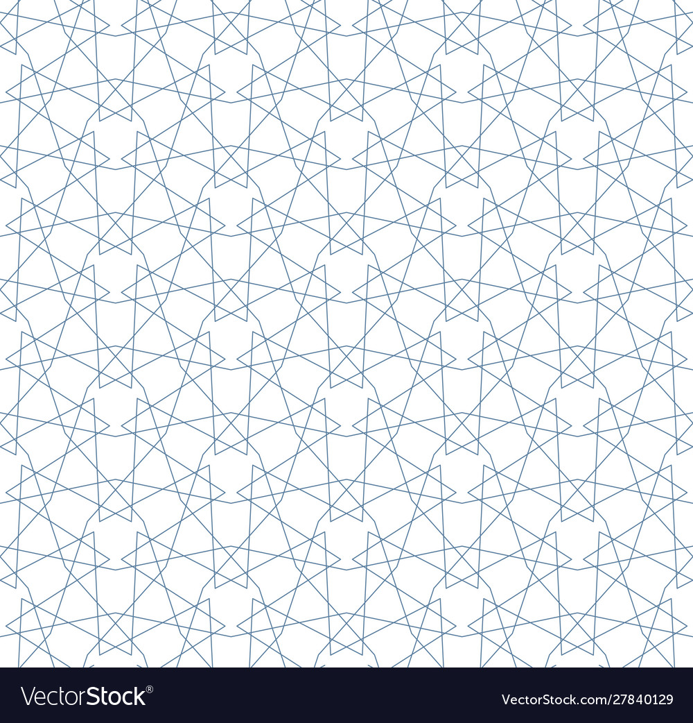 Seamless Linear Pattern In Blue Color Royalty Free Vector