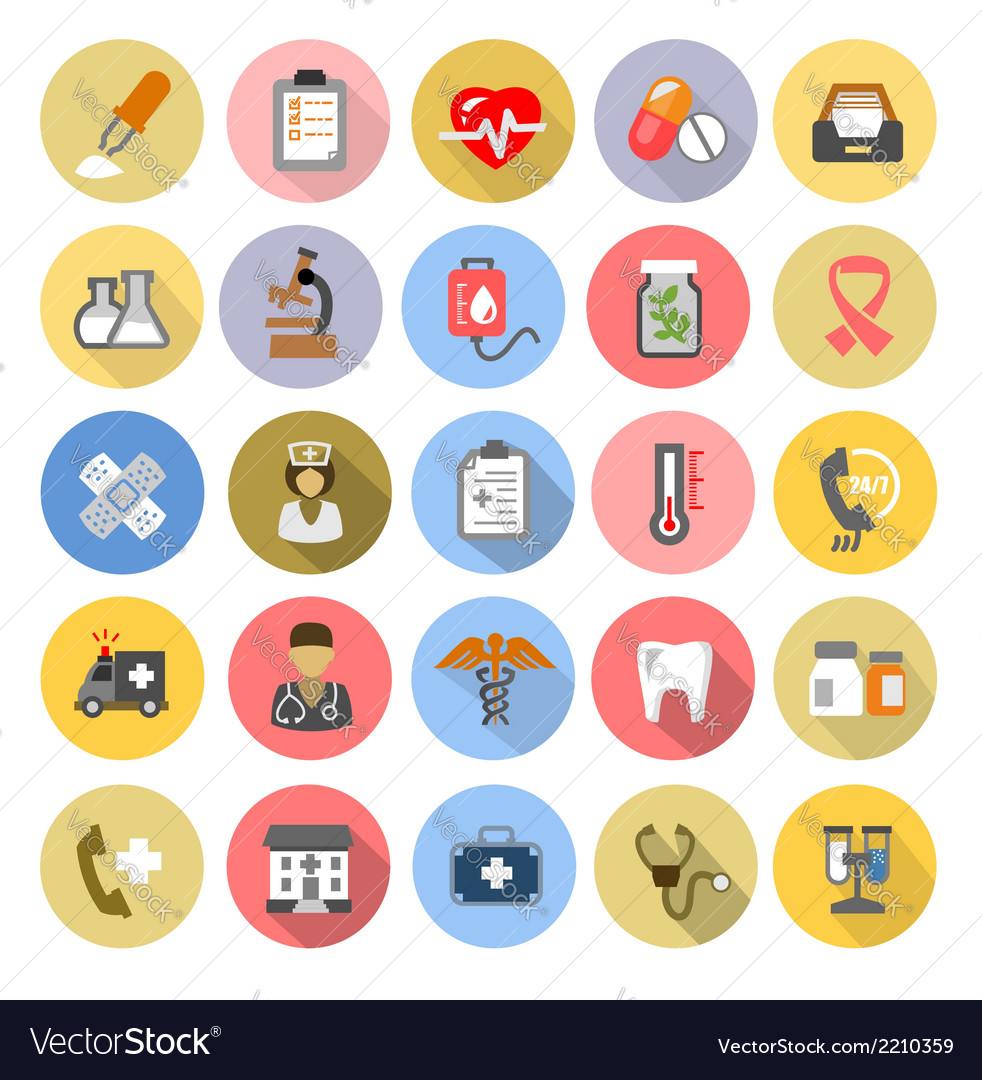 Medical Icons Royalty Free Vector Image VectorStock