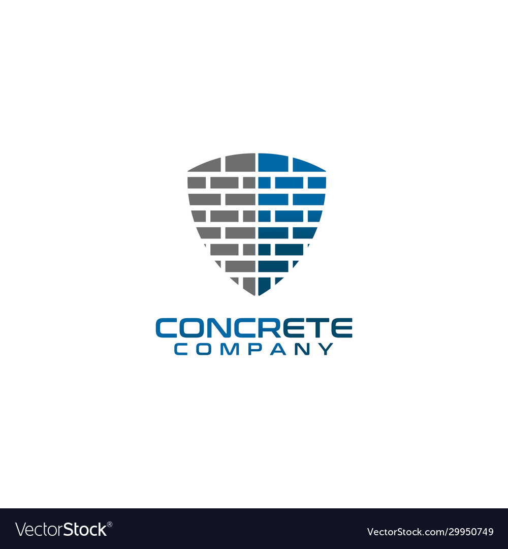 Brick And Tile Company Logo Design Template Vector Image