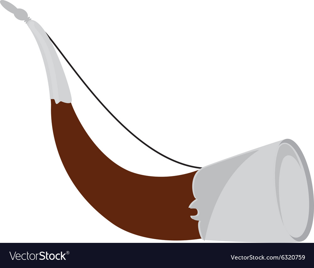 Hunting Horn Royalty Free Vector Image VectorStock