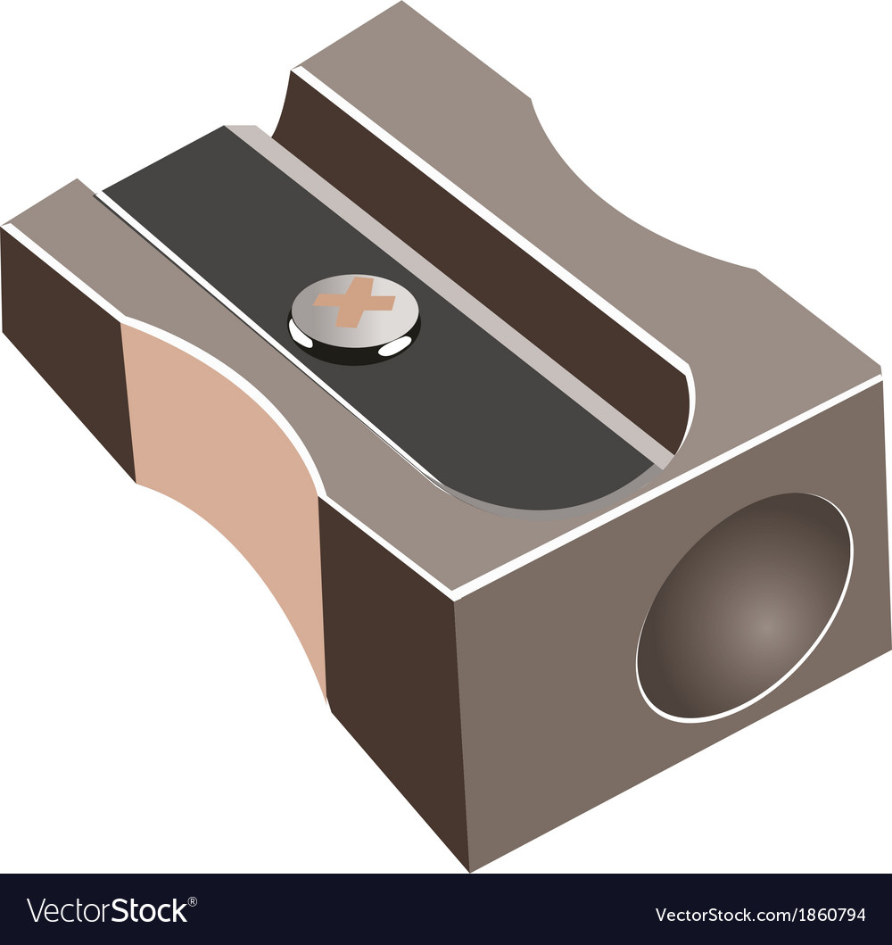 Pencil Sharpener Royalty Free Vector Image Vectorstock