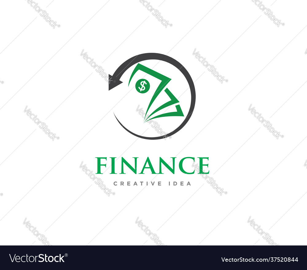 Finance And Accounting Logo Design Royalty Free Vector Image