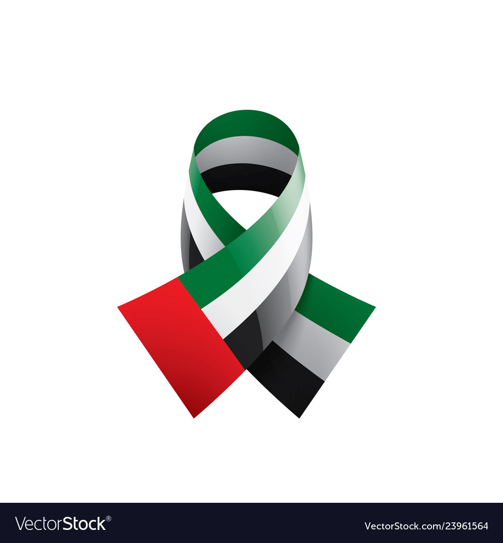 United Arab Emirates Flag Royalty Free Vector Image