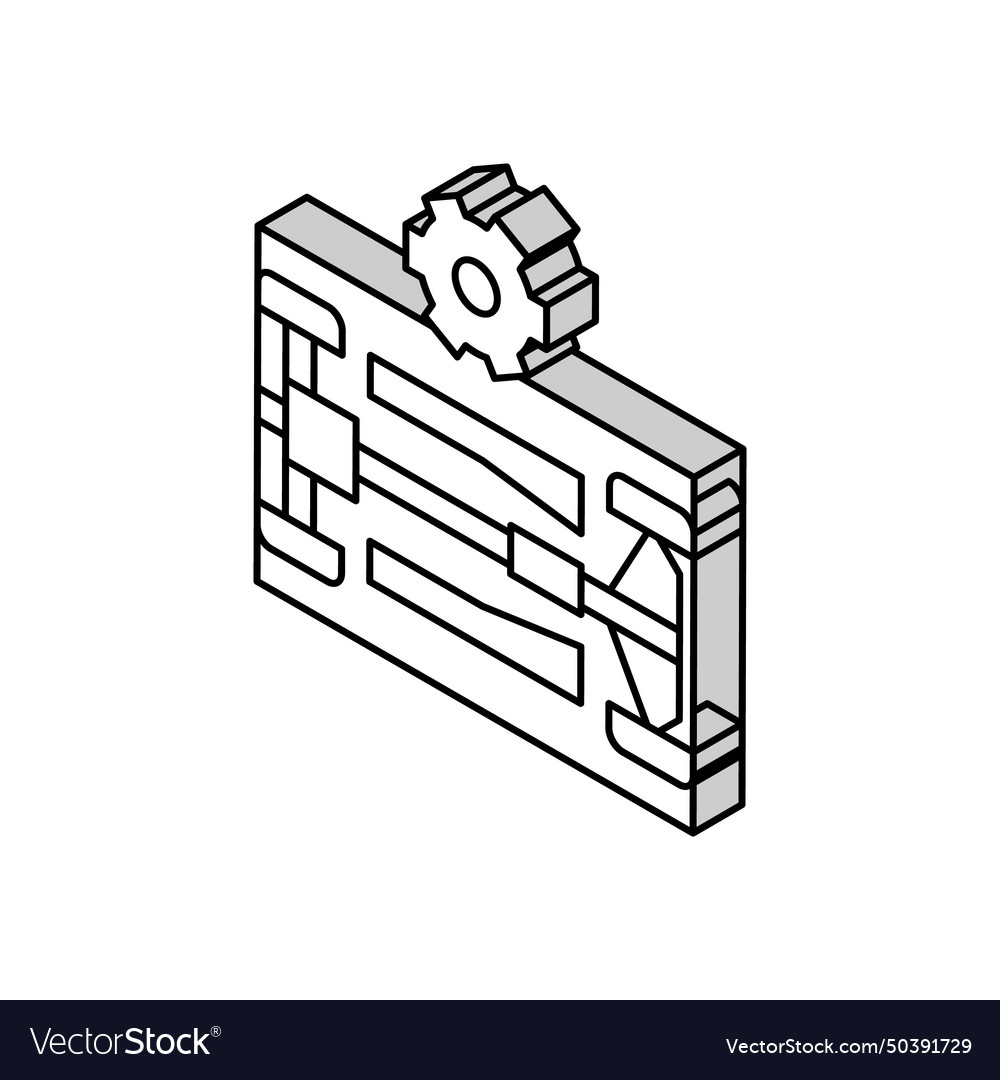 Chassis Selection Car Isometric Icon Royalty Free Vector