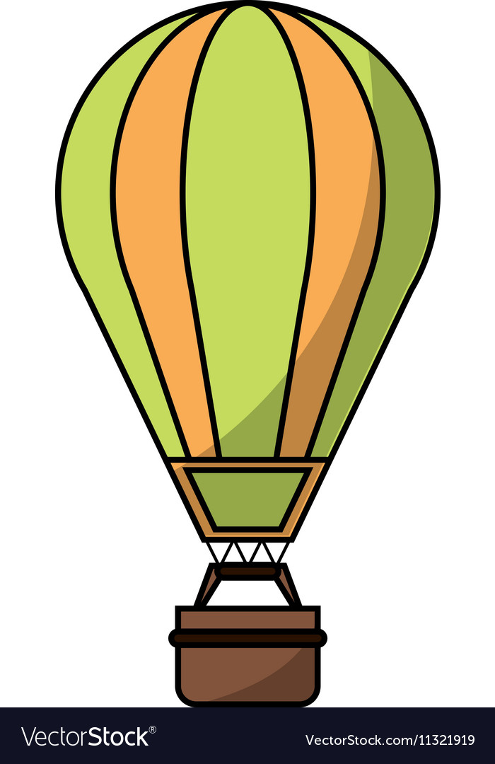Isolated Hot Air Balloon Design Royalty Free Vector Image