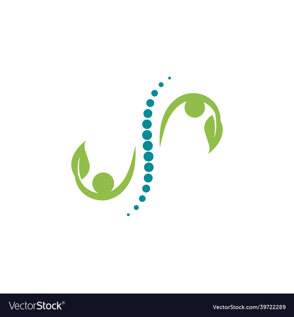 Chiropractic Symbol Icon Design Royalty Free Vector Image