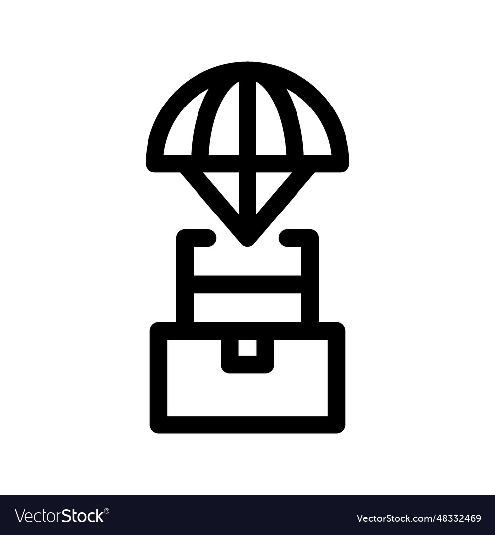 Airdrop Icon Royalty Free Vector Image Vectorstock