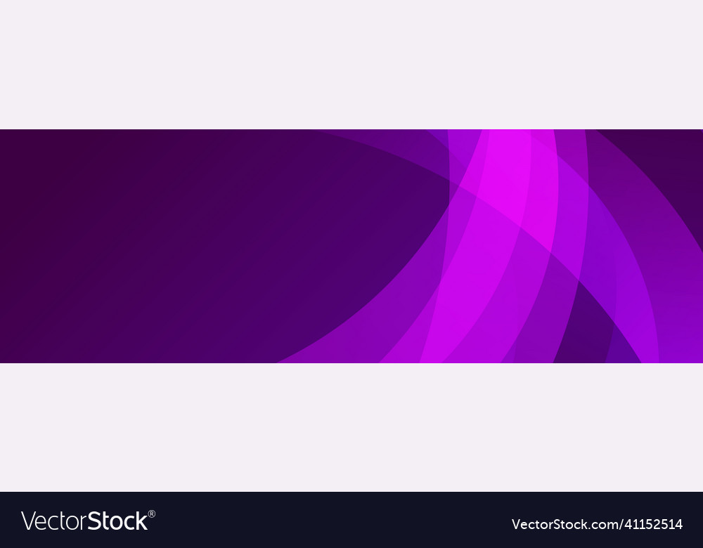 Modern Abstract Purple Banner Background Vector Image