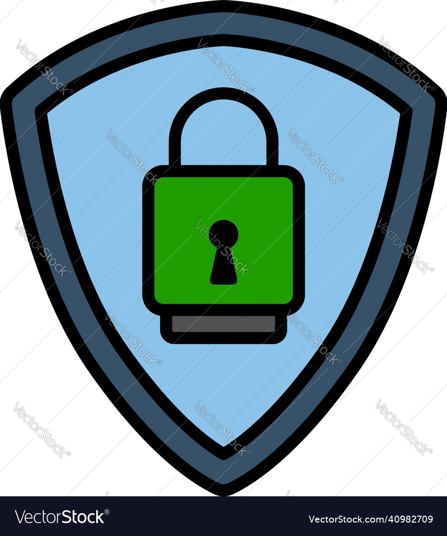 Data Security Icon Royalty Free Vector Image VectorStock