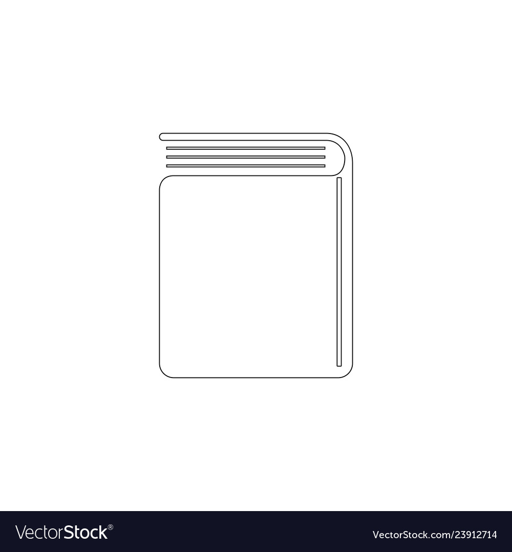 Book Flat Icon Royalty Free Vector Image VectorStock