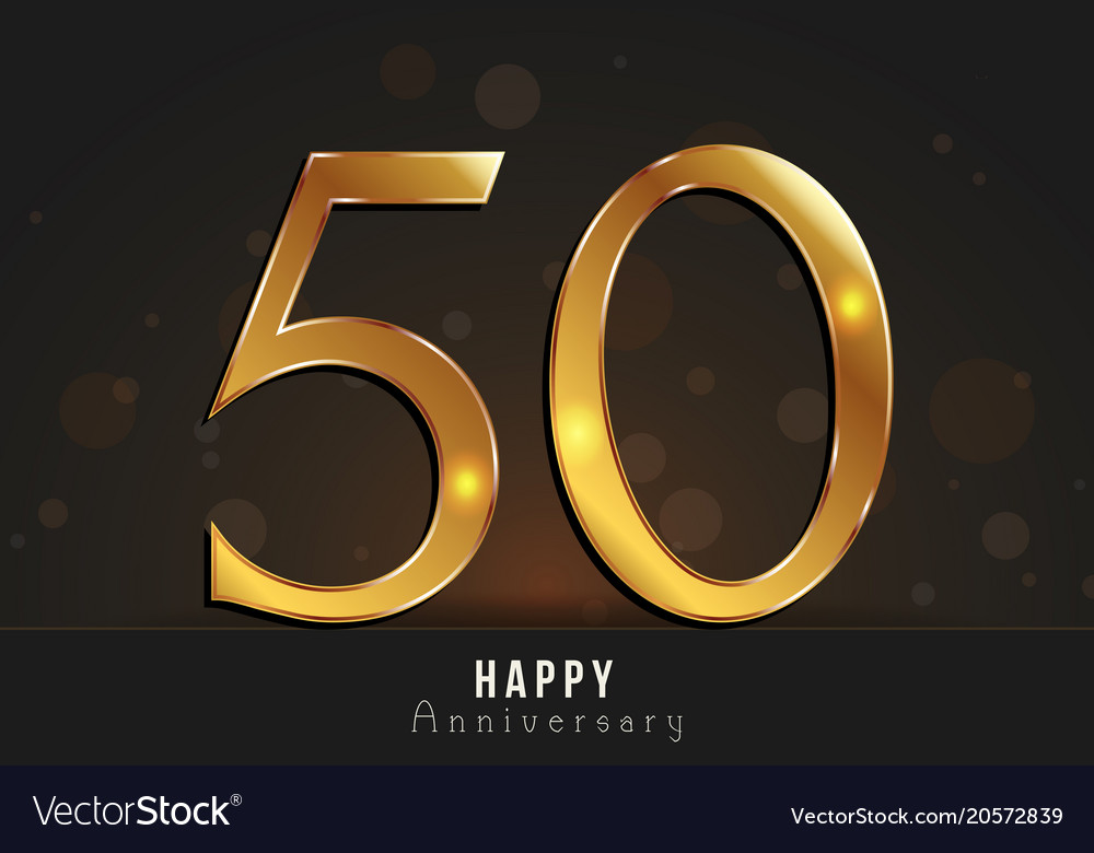 Years Happy Anniversary Card Royalty Free Vector Image