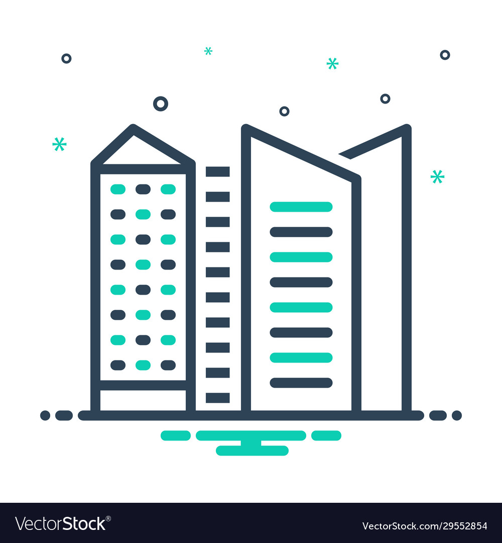 Buildings Royalty Free Vector Image Vectorstock