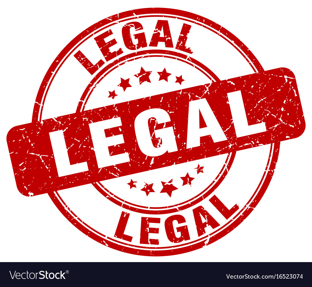 Legal Stamp Royalty Free Vector Image Vectorstock