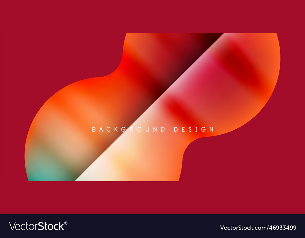 Colorful Circle Abstract Background Template For Vector Image