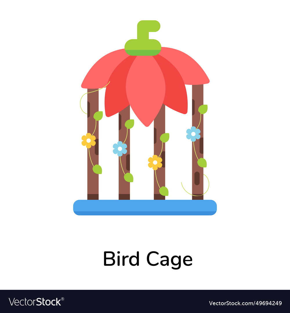 Bird Cage Royalty Free Vector Image Vectorstock