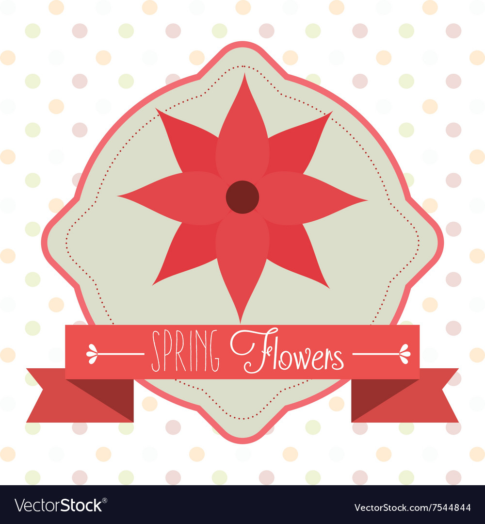 Spring Flowers Design Royalty Free Vector Image