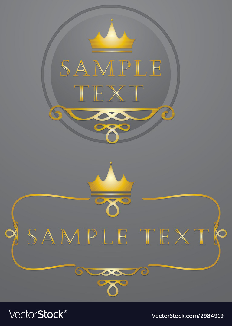 Fancy Design Elements Royalty Free Vector Image