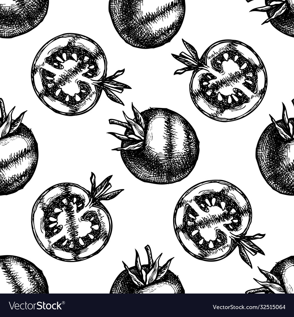 Seamless Pattern With Black And White Grilled Vector Image