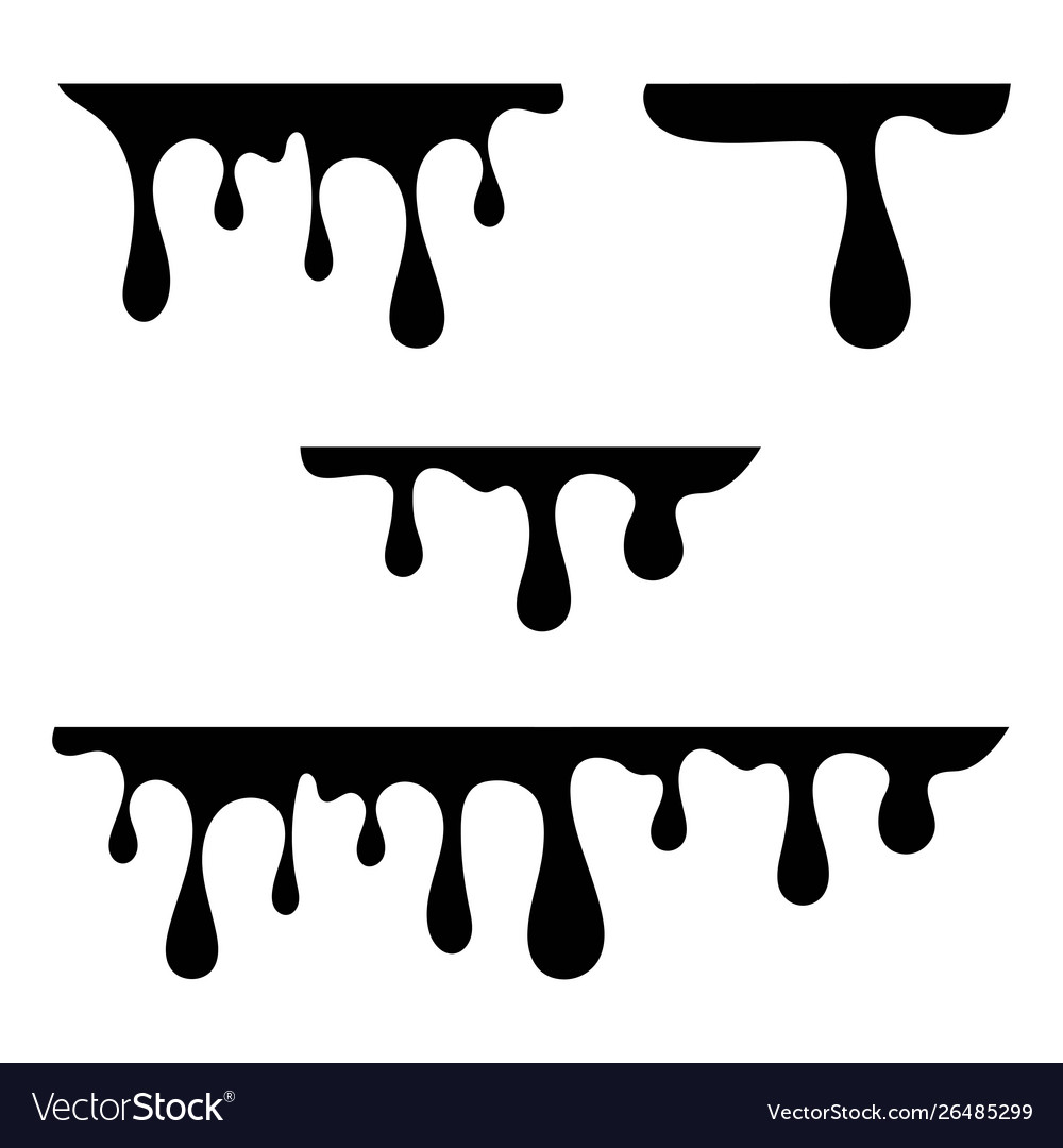 Ink Drop Icon Design Royalty Free Vector Image