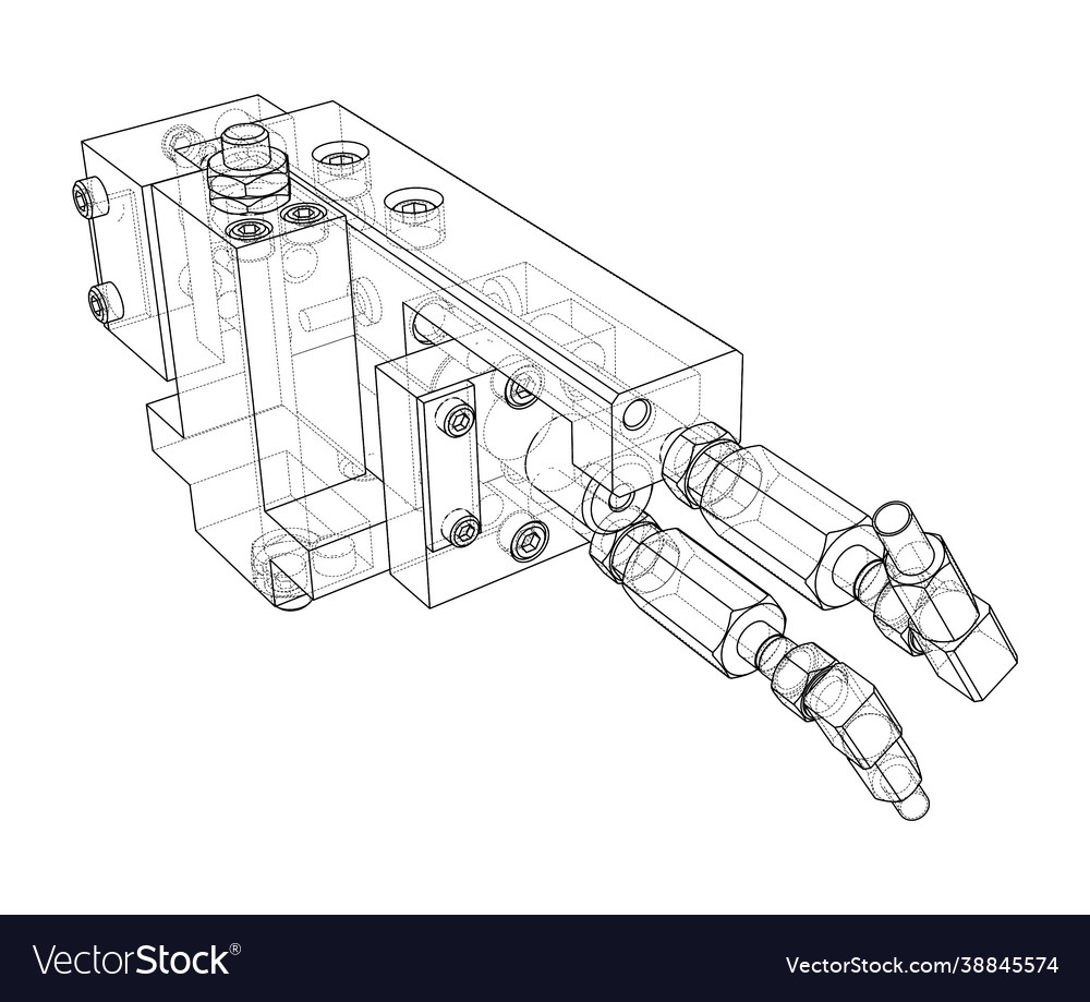 Abstract Industry Object Concept Royalty Free Vector Image