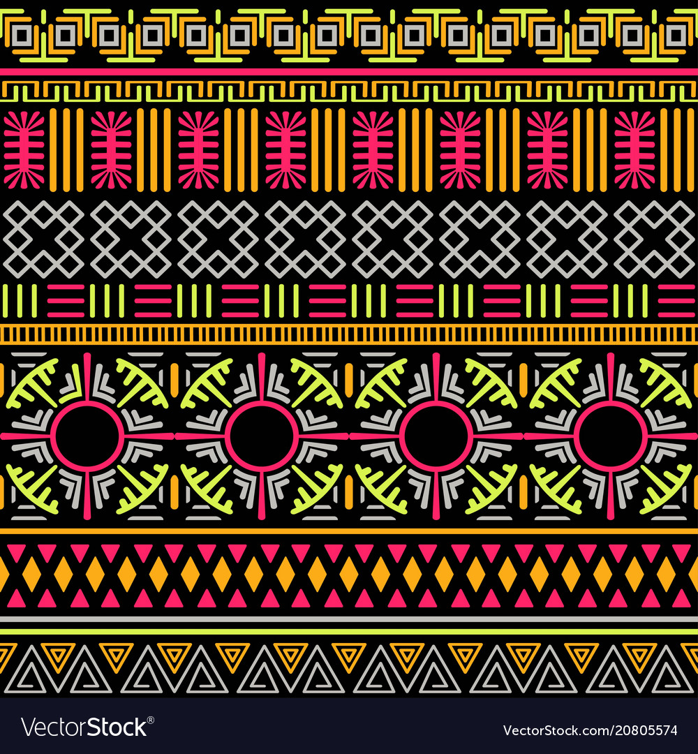 Tribal Seamless Pattern Royalty Free Vector Image