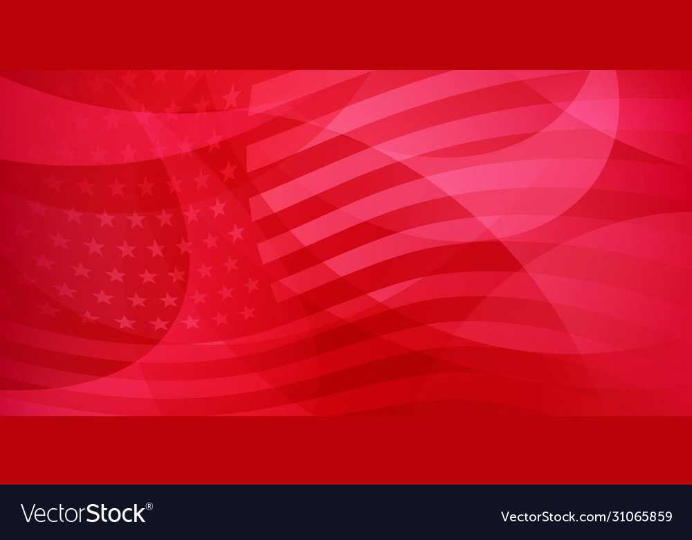 Usa Independence Day Abstract Background Vector Image