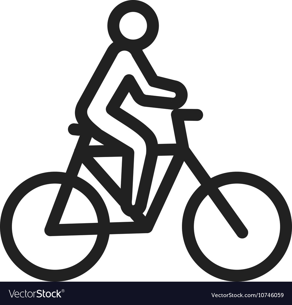 Cycling Royalty Free Vector Image Vectorstock