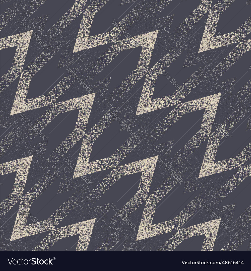 Modern Dynamic Seamless Pattern Trend Dotwork Vector Image