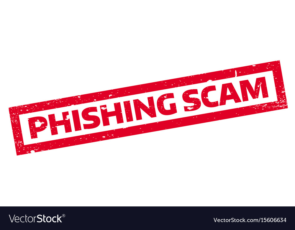 Phishing Scam Rubber Stamp Royalty Free Vector Image