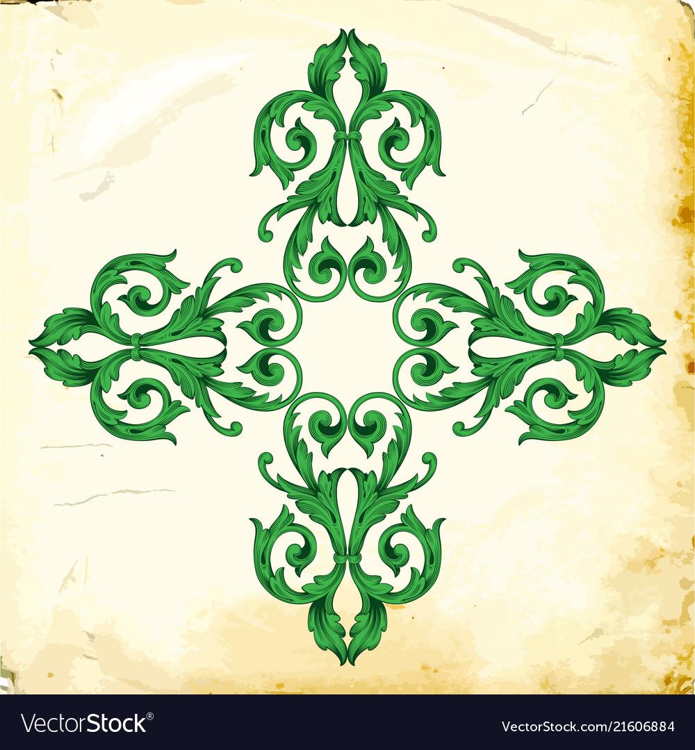 Baroque Of Vintage Elements For Design Royalty Free Vector