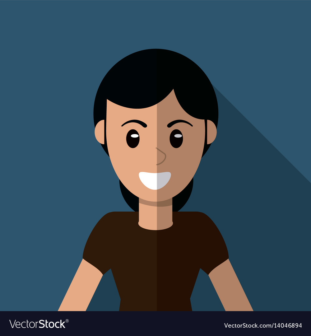 Character Woman Female Cartoon Royalty Free Vector Image