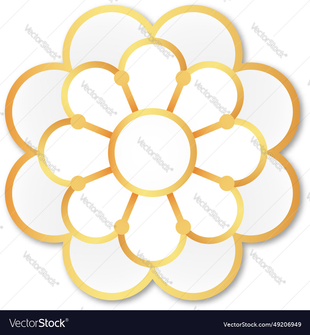 Chinese Lunar New Year Flower Royalty Free Vector Image