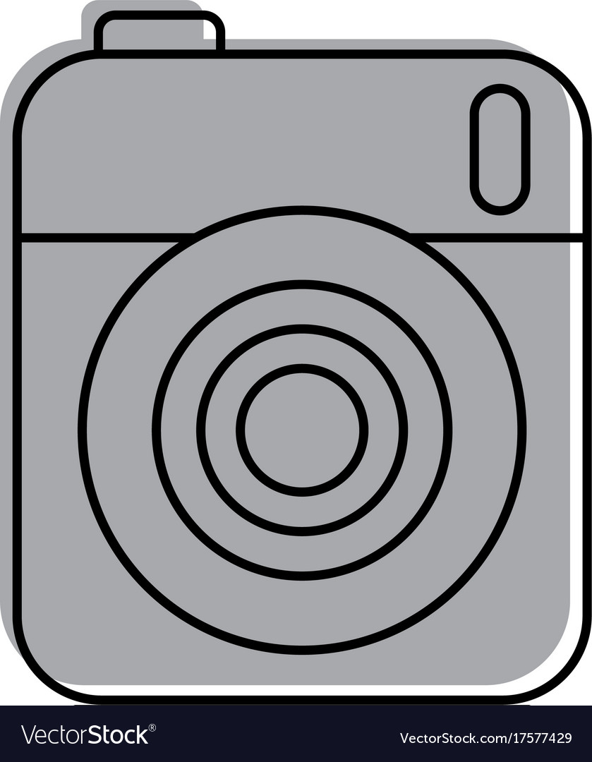 Cute Photo Camera Gallery Accessory Royalty Free Vector