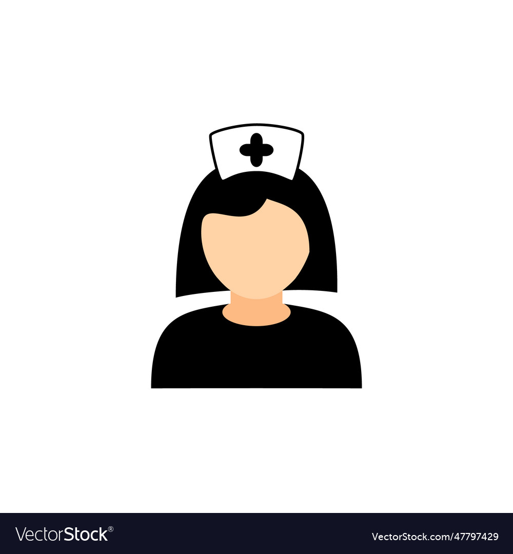 Icon Nurse Royalty Free Vector Image VectorStock