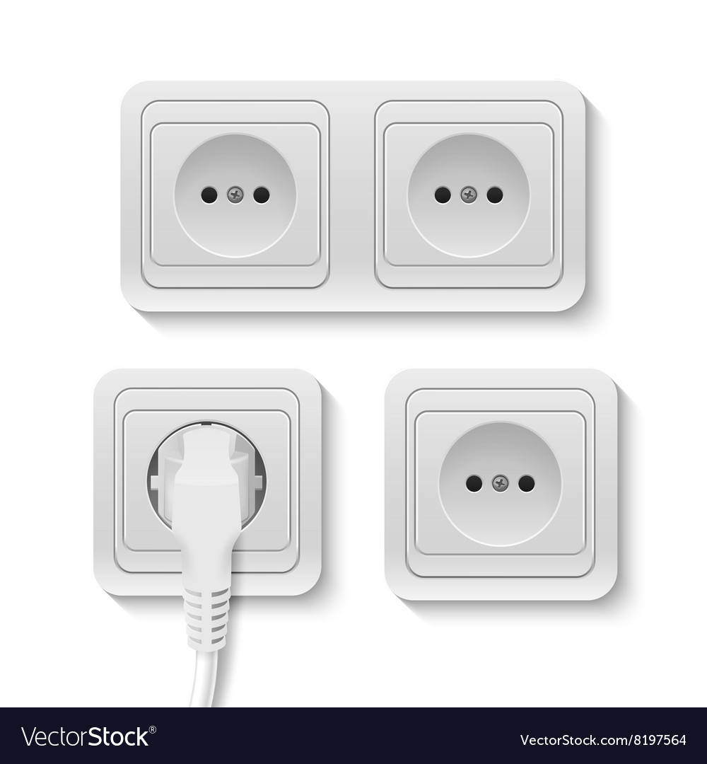 Power Socket Royalty Free Vector Image Vectorstock