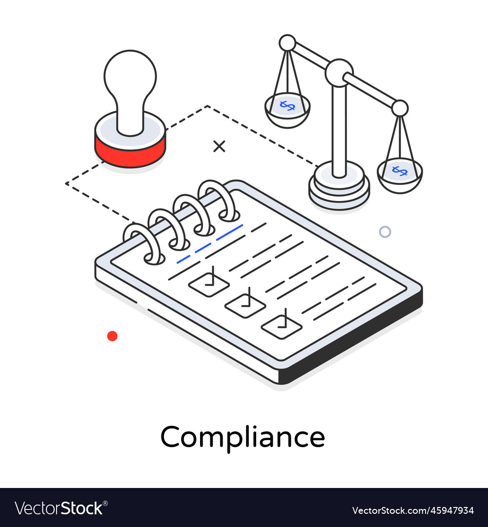 Compliance Royalty Free Vector Image Vectorstock