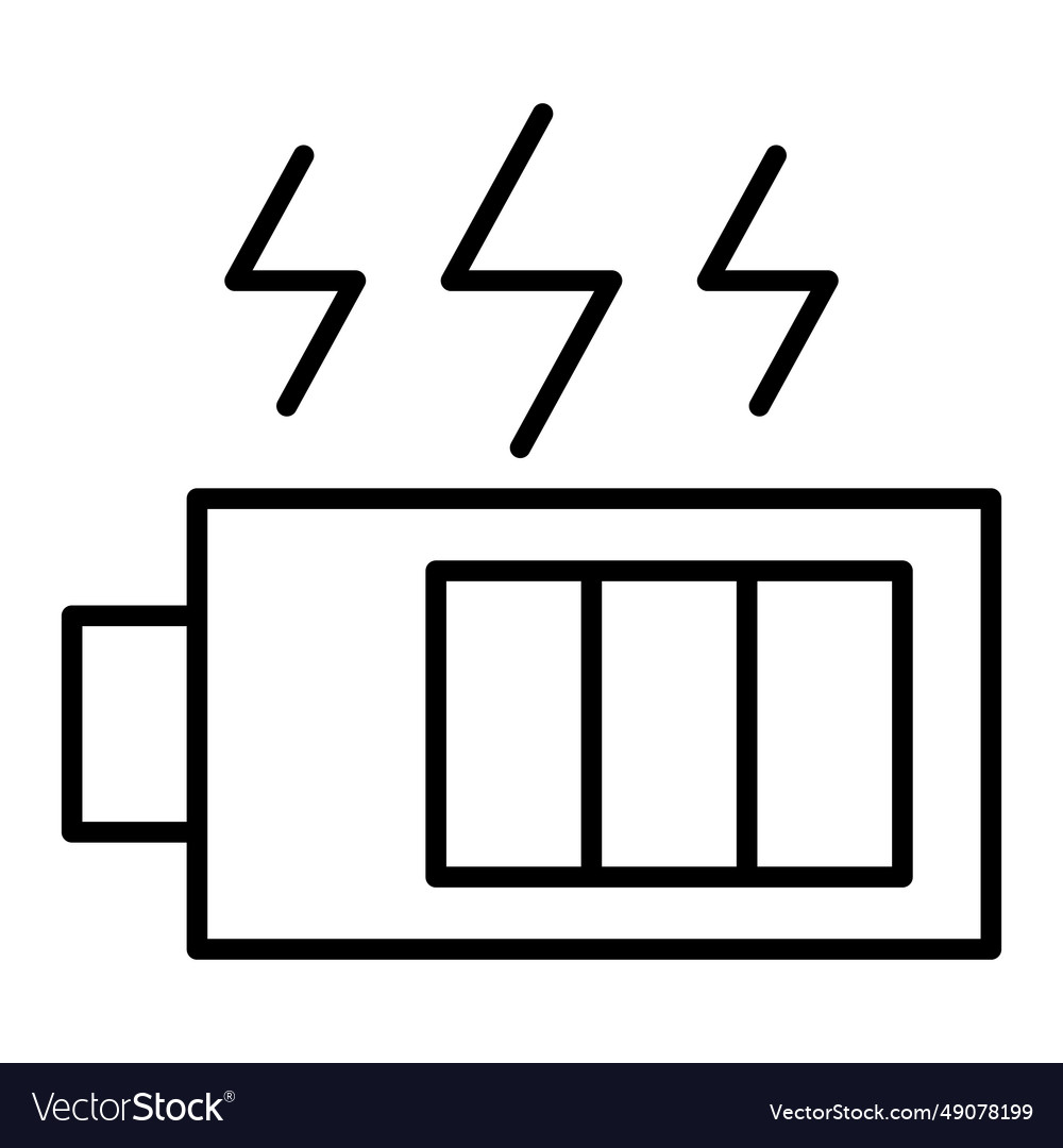 Battery Icon Royalty Free Vector Image VectorStock