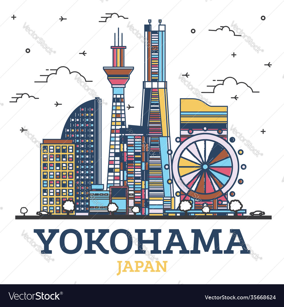 Yokohama Japan Pdf Map Vector Exact City Plan Low Detailed Street Map