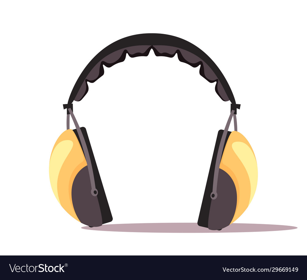 Headphones Flat Royalty Free Vector Image Vectorstock