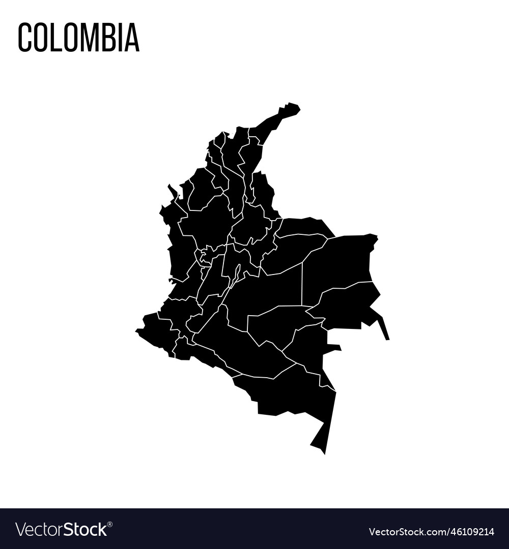 Colombia Political Map Of Administrative Divisions