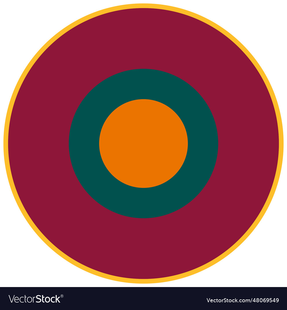 Sri Lanka Air Force Roundel Royalty Free Vector Image