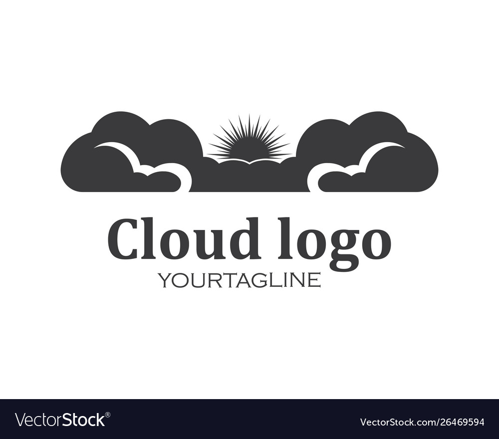 Cloud Logo Icon Design Royalty Free Vector Image