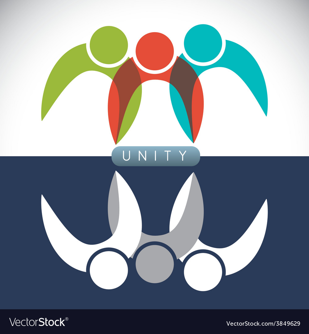 Unity People Royalty Free Vector Image Vectorstock Off