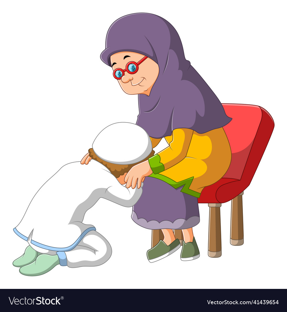 Muslim grandma