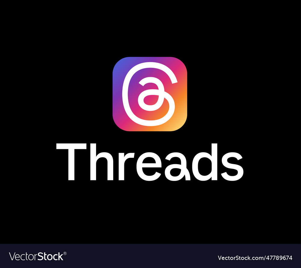 Threads By Instagram Symbol Meta Social Media Logo