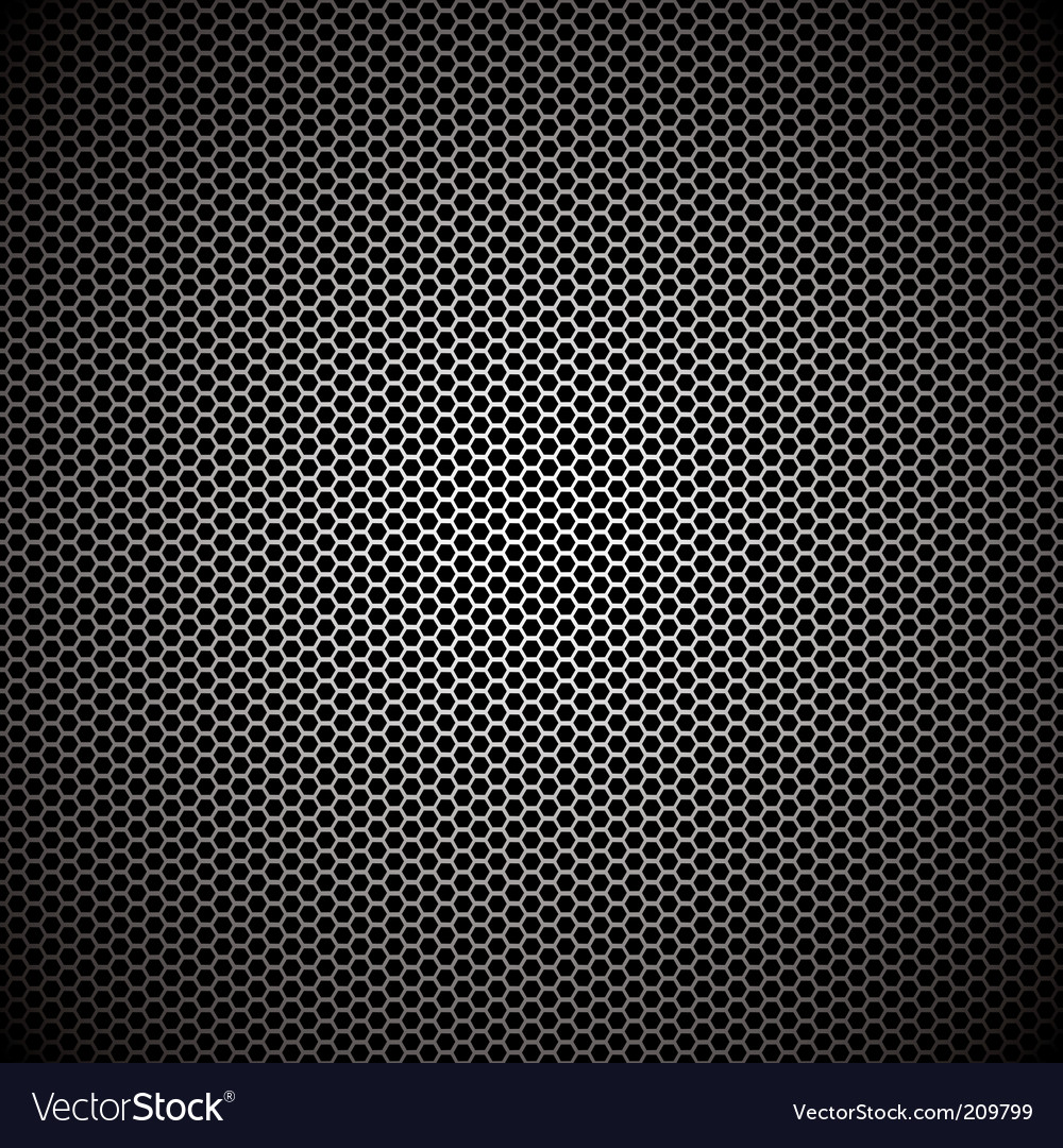 Hexagon Metal Background Royalty Free Vector Image