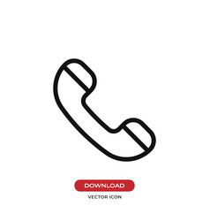 Phone Call Icon Royalty Free Vector Image VectorStock