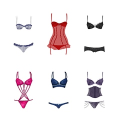 Lingerie Royalty Free Vector Image Vectorstock