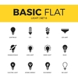 Light Bulb And Cfl Lamp Icons Royalty Free Vector Image