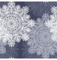 Seamless Pattern With Snowflakes Royalty Free Vector Image